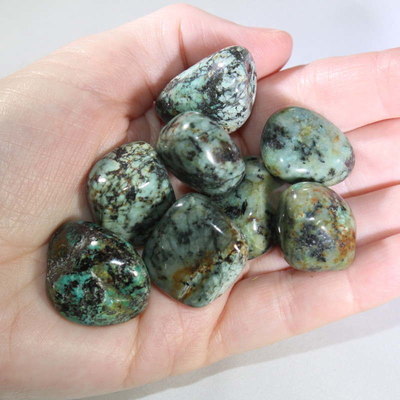 African Turquoise (Jasper) Polished