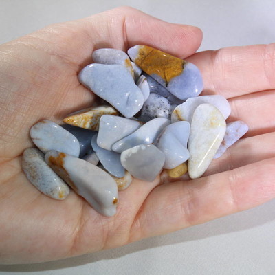 Blue Chalcedony Polished