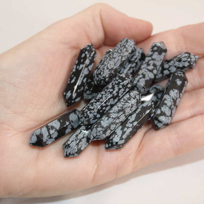 Snowflake Obsidian Mini Double Terminated Point