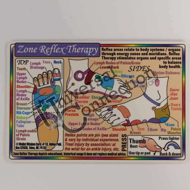 Reflex Therapy Wallet Card- Feet