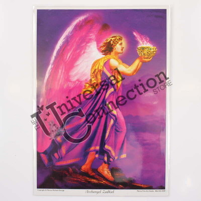 Archangel Zadkiel Altar Card