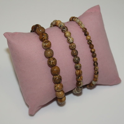 Picture Jasper Stretchy Bracelet