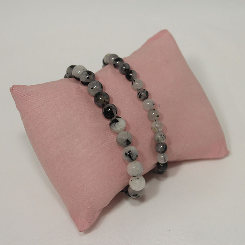 Tourmalinated Quartz Stretchy Bracelet