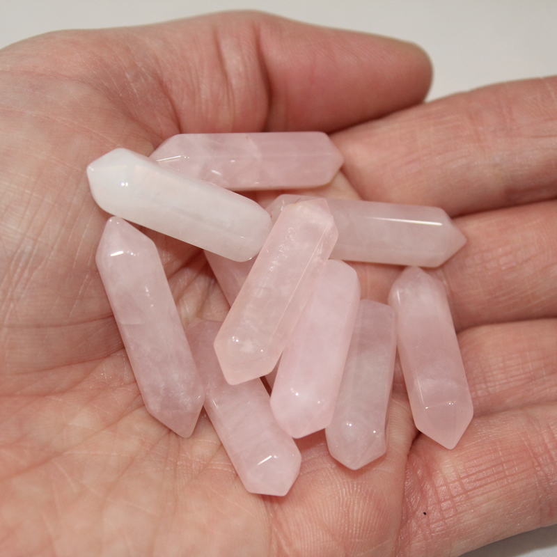 Rose Quartz Mini Double Terminated Point