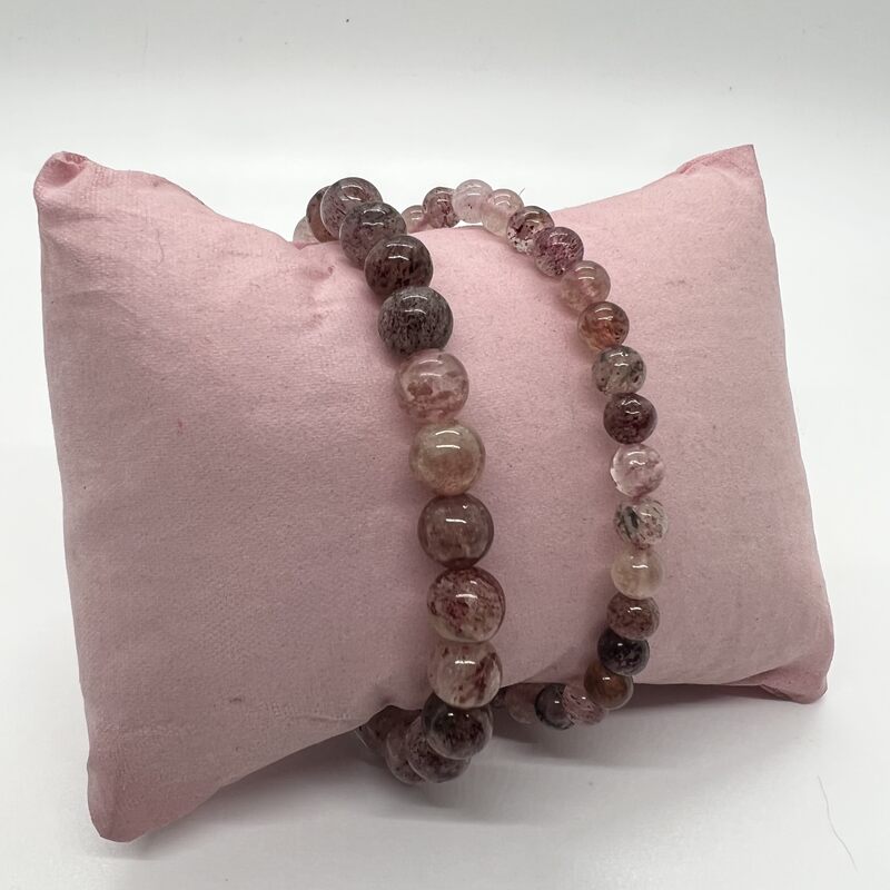 Strawberry Quartz Stretchy Bracelet
