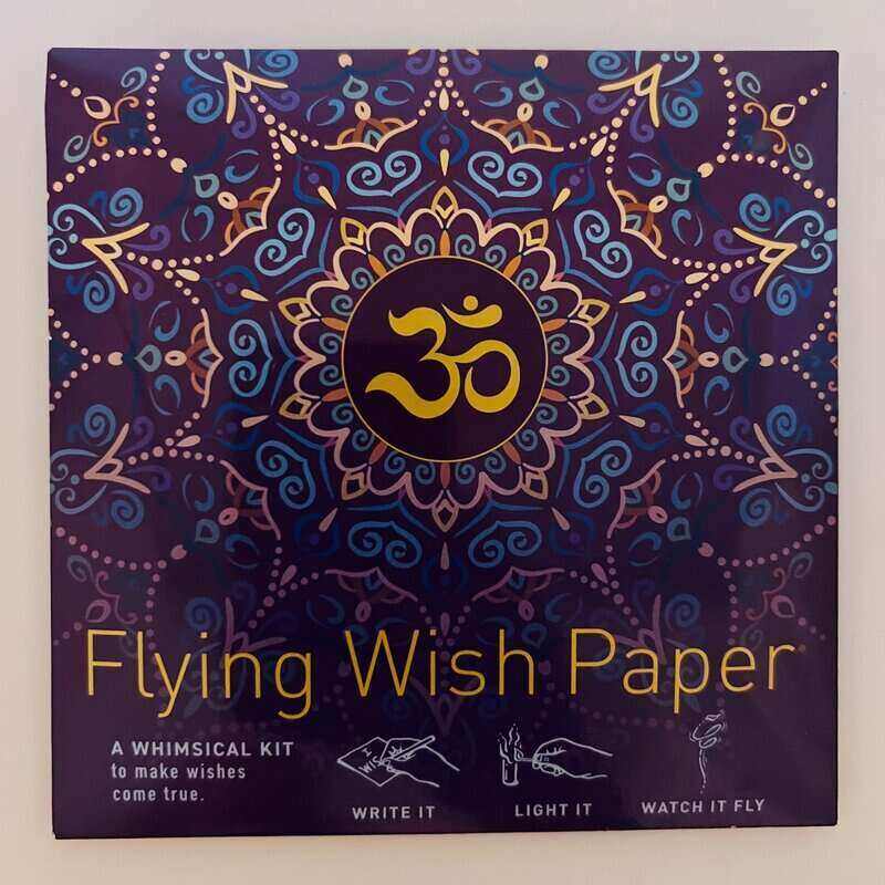 Purple OM Flying Wish Paper Mini Kit