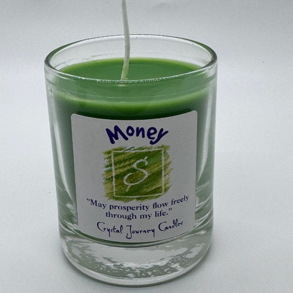Money Votive in Glass