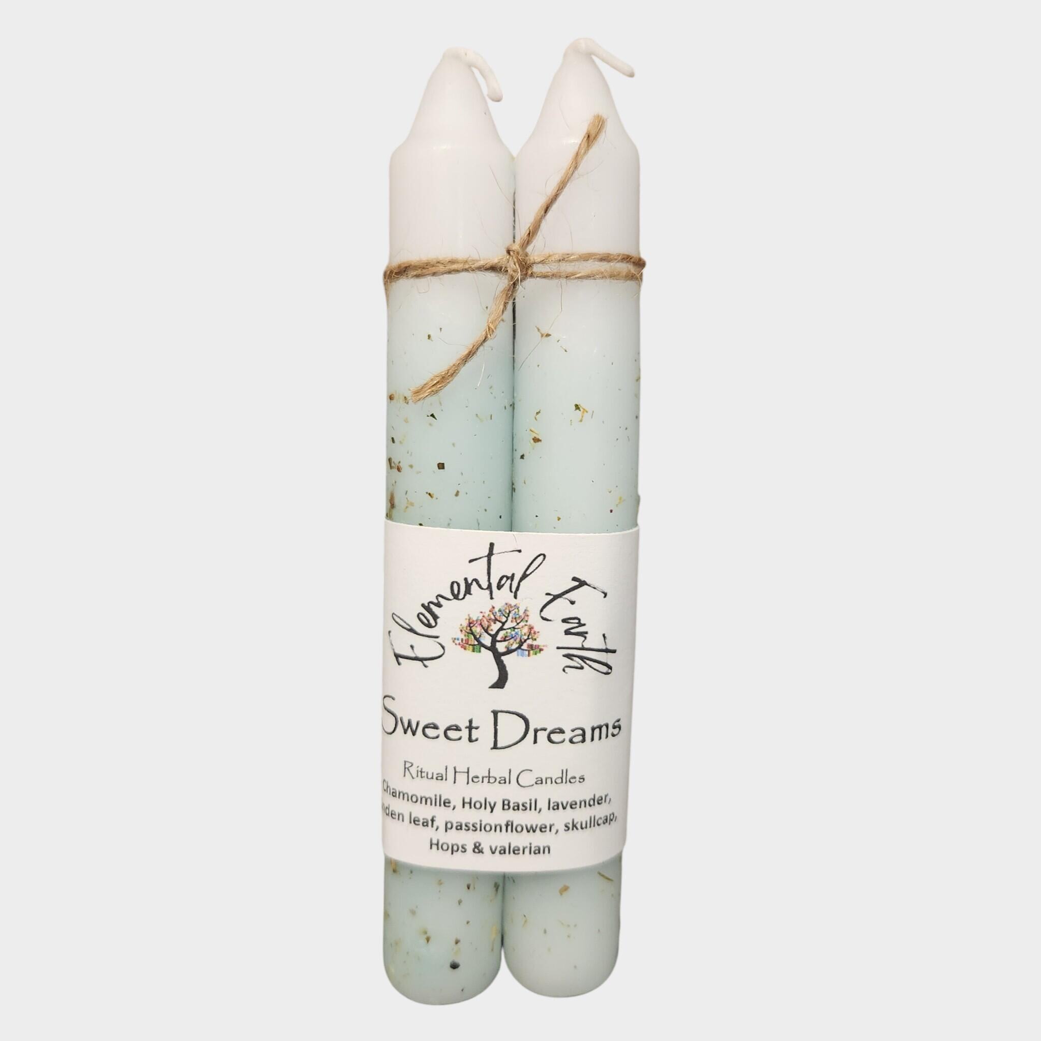 Sweet Dreams Herbal Intention Candles