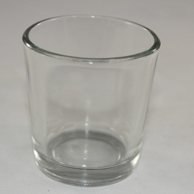 Empty Candle Glass Votive Holder Small